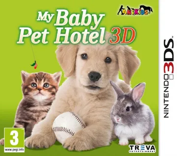 My Baby Pet Hotel 3D (Europe) (En,Fr,De,Nl) box cover front